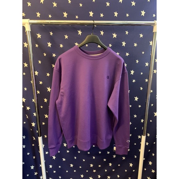 Champion Men's Powerblend Fleece Pullover Crew - Picture 1 of 2